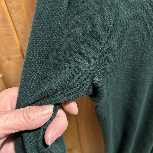 Zenana Outfitters Green Long Cardigan Sweater - Picture 4 of 6